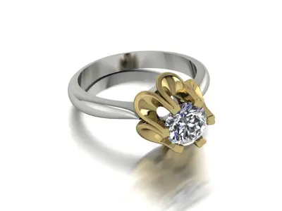 Jewelry Ring Gold 3D print model order