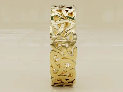 Gold Ring 3D print model