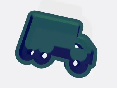 SET 10 KEYCHAINS 3D print models train car 3D print model