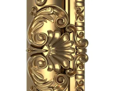 Carved Picture Frame 3D model