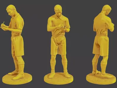 Soccer Player SP 048 3D print model