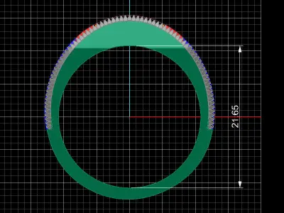 NEO MAN RING MODEL45 3D print model