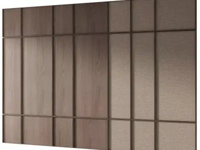 Decorative V76 Wall Panels 3D model