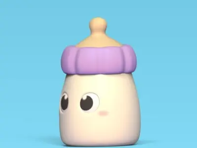Baby Bottle 3D print model