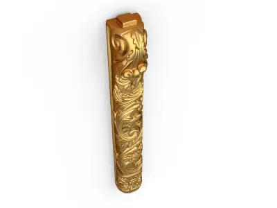 Classic carved decor ornament 407 3D model purchase