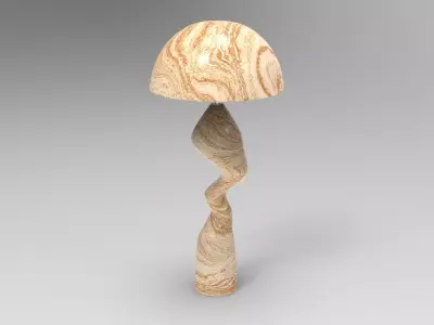 Uwer Floor Lamp Low-poly 3D model