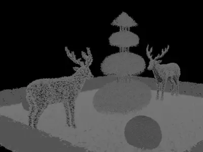 Plant decoration Low-poly 3D model