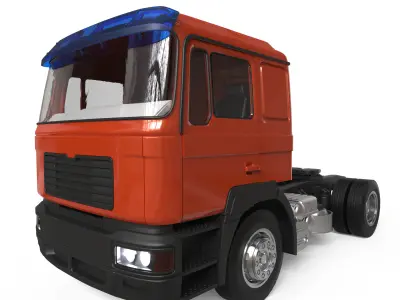 Old Truck F2000 cab 3 version full truck  And TRX6 only cab 3D Model Pack