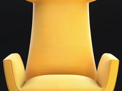 Pianca Dora Armchair and Ottoman 3D model