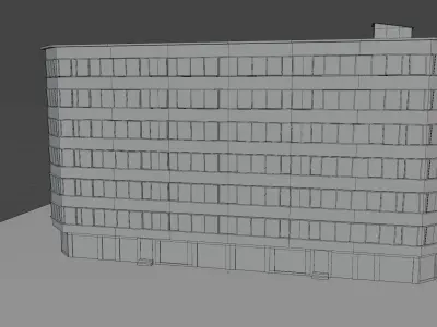 Indian Street Building Packs Low-poly 3D model