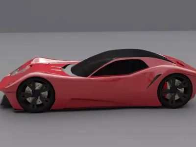 VEGA supercar virility and character 3D model
