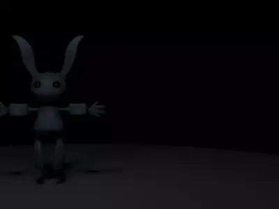 trader rabbit Low-poly 3D model