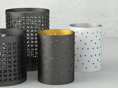 Tealight holders by HM Home 3D model