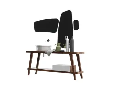 Falper Menhir washbasin 3D model