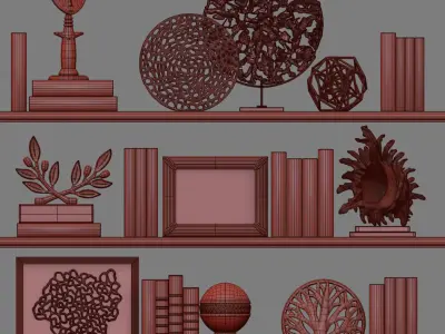 Decor Set 64 3D model purchase