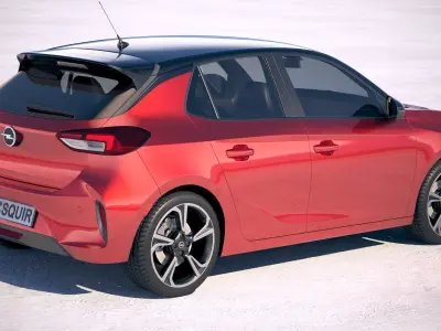 Opel Corsa 2020 3D model