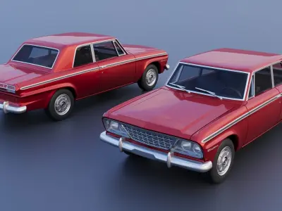 Studebaker Daytona 2 Door 1964 3D print model