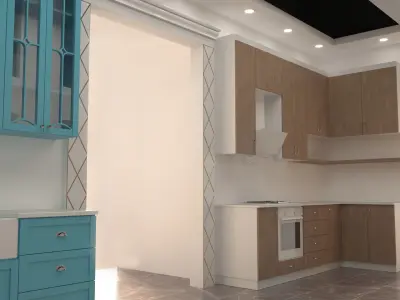 Kitchen showroom 3D model
