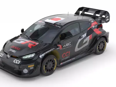 Toyota Yaris GR WRC 2024 3D model