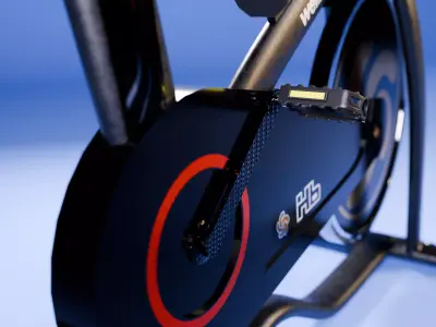 exercise bike 3D model