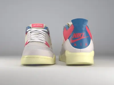 Jordan 4 Union LA Guava Ice  3D model