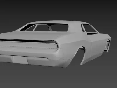 Dodge Challenger 2008 Body for print 3D print model