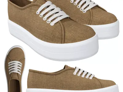 Womens shoes ILSA 3D model