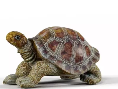 Havenside Home Turtle Sculpture Low-poly 3D model