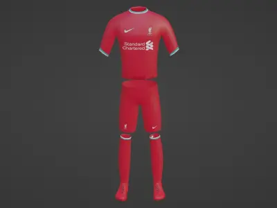 Liverpool Sportwear Low-poly 3D model