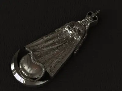 Virgin Mary 3D print model