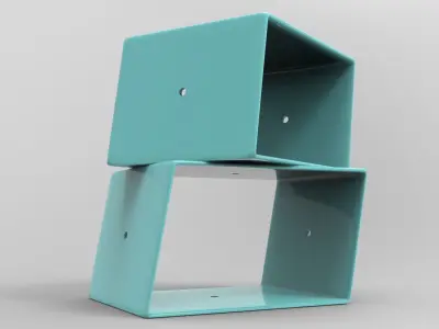 Oko Bookcase Low-poly 3D model