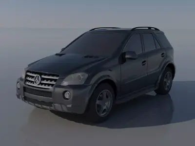 Mercedes Benz ML 63 2009 3D print model