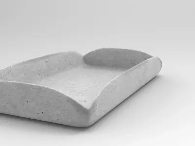 Mol Ashtray Low-poly 3D model