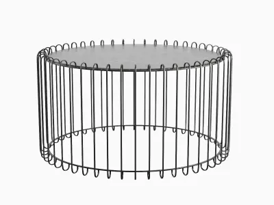 Wire Coffee Table 02 3D model