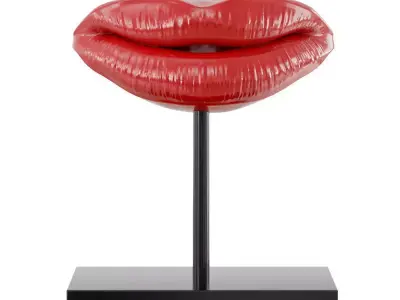 Figurine red lips 02 3D model