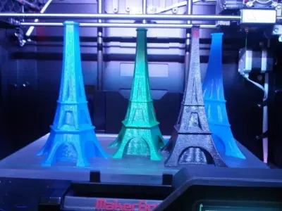 Multi Sided Eiffel Style Vases Free 3D print model