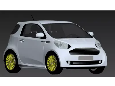 Aston Martin Cygnet Free 3D model