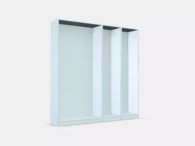 PAX 3 wardrobe frames 6 Low-poly 3D model