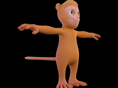 Monkey RIG 3D model
