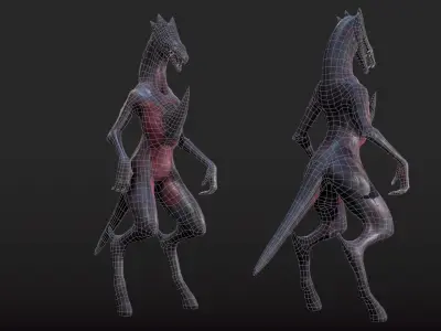 Alex Boca Monster Low-poly 3D model