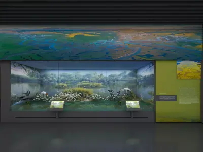 Natural Museum Low-poly 3D model