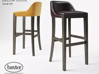 Baxter DECOR STOOL 3D model