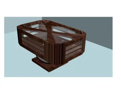aquarium table 3D model