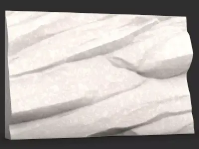 Dungeon Rock Wall Segment 3D print model