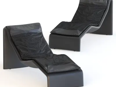 Chiron Bugatti Home chaise Lounger 3D model