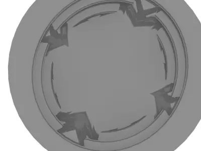 Vas3 with ring Free 3D model