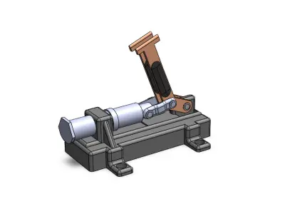 Manual Mechanical Press 3D print model