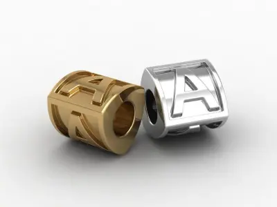 Bead charm A 3D print model