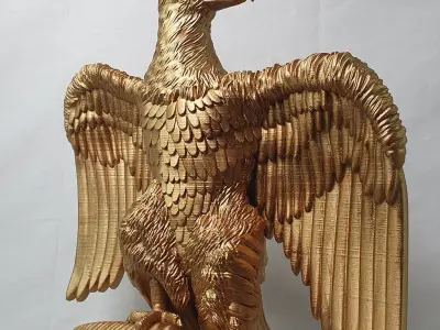 the French Imperial Eagle 3D print model