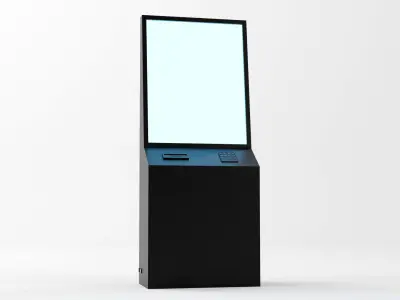 Digital Automated Teller Machine 3D Model Low-poly 3D model